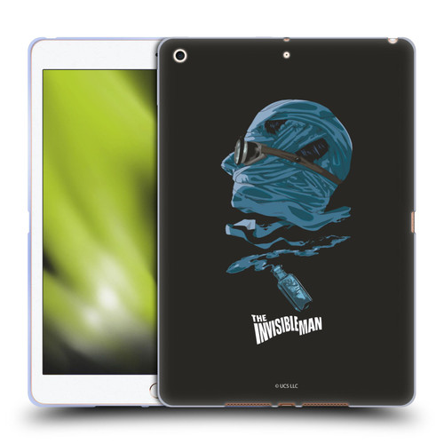 Universal Monsters The Invisible Man Blue Soft Gel Case for Apple iPad 10.2 2019/2020/2021