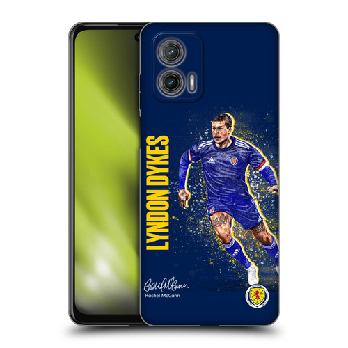 Scotland National Football Team Players Lyndon Dykes Soft Gel Case for Motorola Moto G73 5G