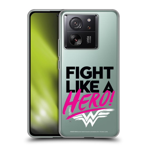 Wonder Woman DC Comics Graphic Arts Hero Soft Gel Case for Xiaomi 13T 5G / 13T Pro 5G