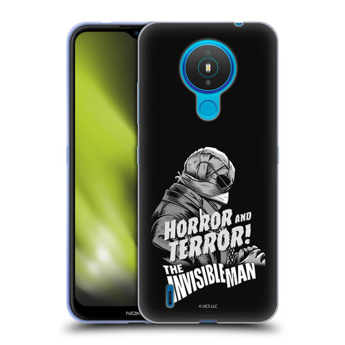 Universal Monsters The Invisible Man Horror And Terror Soft Gel Case for Nokia 1.4