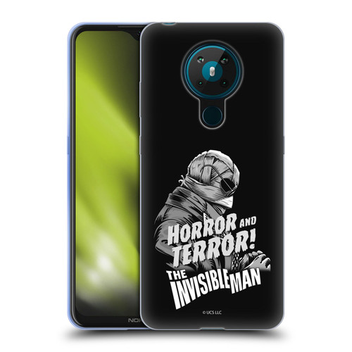 Universal Monsters The Invisible Man Horror And Terror Soft Gel Case for Nokia 5.3