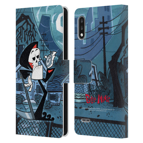 The Grim Adventures of Billy & Mandy Graphics Grim Leather Book Wallet Case Cover For LG K22