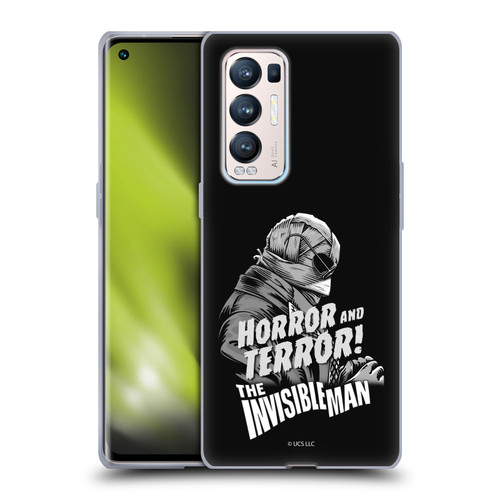 Universal Monsters The Invisible Man Horror And Terror Soft Gel Case for OPPO Find X3 Neo / Reno5 Pro+ 5G