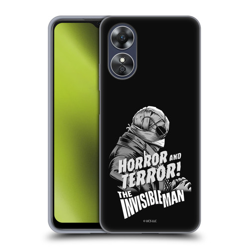 Universal Monsters The Invisible Man Horror And Terror Soft Gel Case for OPPO A17