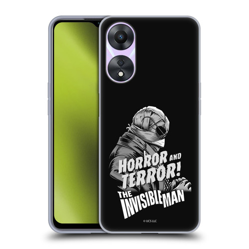 Universal Monsters The Invisible Man Horror And Terror Soft Gel Case for OPPO A78 4G