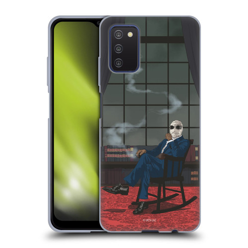 Universal Monsters The Invisible Man Key Art Soft Gel Case for Samsung Galaxy A03s (2021)