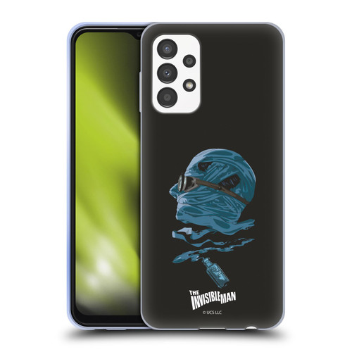 Universal Monsters The Invisible Man Blue Soft Gel Case for Samsung Galaxy A13 (2022)