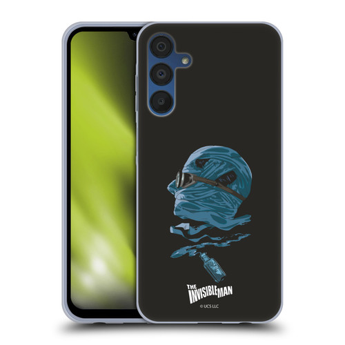 Universal Monsters The Invisible Man Blue Soft Gel Case for Samsung Galaxy A15