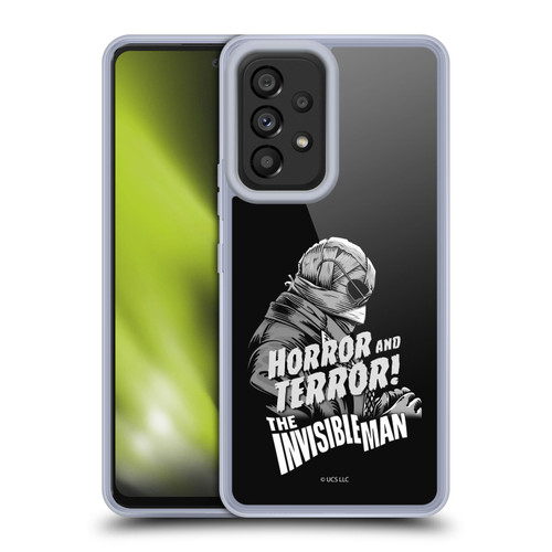 Universal Monsters The Invisible Man Horror And Terror Soft Gel Case for Samsung Galaxy A53 5G (2022)