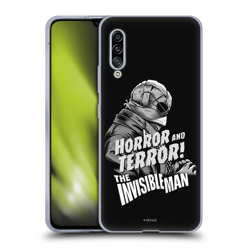 Universal Monsters The Invisible Man Horror And Terror Soft Gel Case for Samsung Galaxy A90 5G (2019)