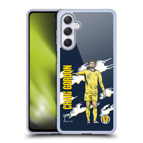 Scotland National Football Team Players Craig Gordon Soft Gel Case for Samsung Galaxy M54 5G