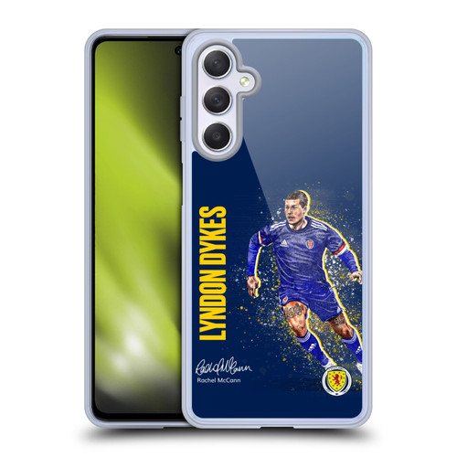 Scotland National Football Team Players Lyndon Dykes Soft Gel Case for Samsung Galaxy M54 5G