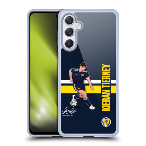 Scotland National Football Team Players Kieran Tierney Soft Gel Case for Samsung Galaxy M54 5G