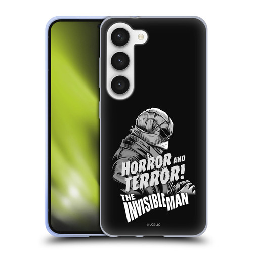 Universal Monsters The Invisible Man Horror And Terror Soft Gel Case for Samsung Galaxy S23 5G