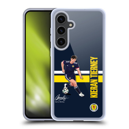 Scotland National Football Team Players Kieran Tierney Soft Gel Case for Samsung Galaxy S24+ 5G