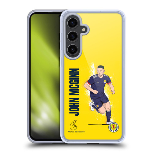 Scotland National Football Team Players John McGinn Soft Gel Case for Samsung Galaxy S24+ 5G