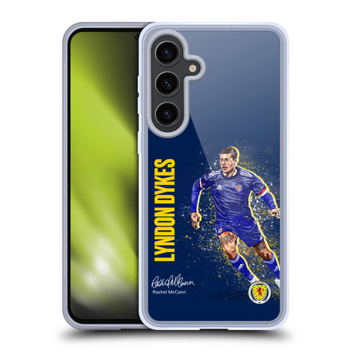 Scotland National Football Team Players Lyndon Dykes Soft Gel Case for Samsung Galaxy S24+ 5G