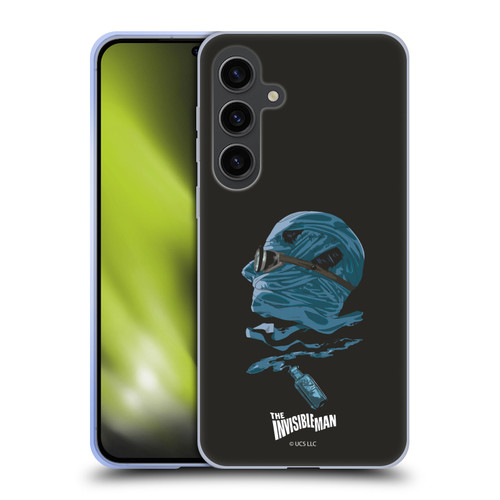 Universal Monsters The Invisible Man Blue Soft Gel Case for Samsung Galaxy S24+ 5G