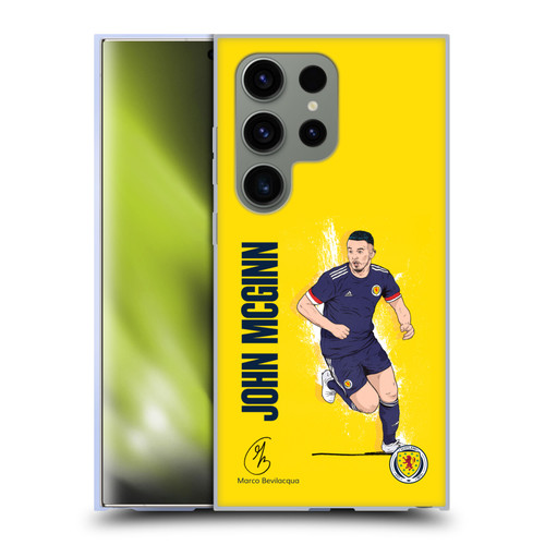 Scotland National Football Team Players John McGinn Soft Gel Case for Samsung Galaxy S24 Ultra 5G