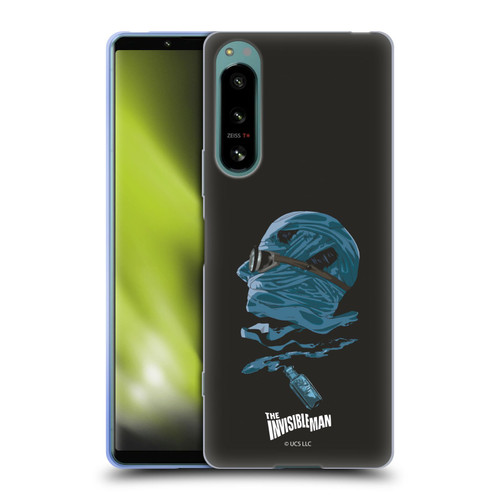 Universal Monsters The Invisible Man Blue Soft Gel Case for Sony Xperia 5 IV
