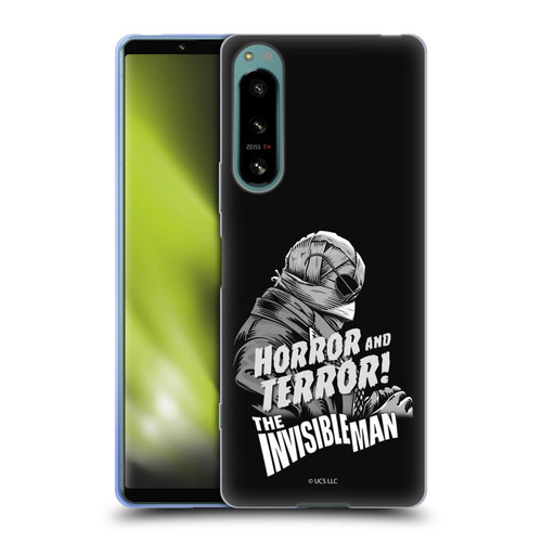 Universal Monsters The Invisible Man Horror And Terror Soft Gel Case for Sony Xperia 5 IV
