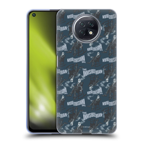 Universal Monsters The Invisible Man Pattern Blue Soft Gel Case for Xiaomi Redmi Note 9T 5G