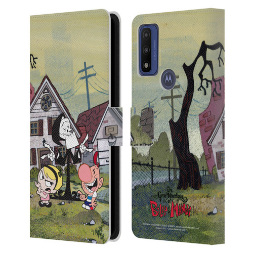 The Grim Adventures of Billy & Mandy Graphics Poster Leather Book Wallet Case Cover For Motorola G Pure