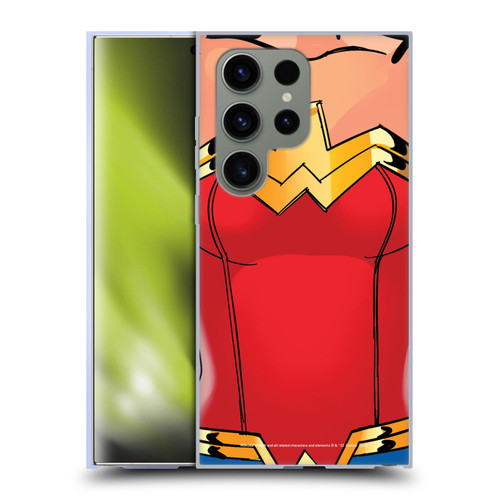 Wonder Woman DC Comics Logos Costume Soft Gel Case for Samsung Galaxy S24 Ultra 5G