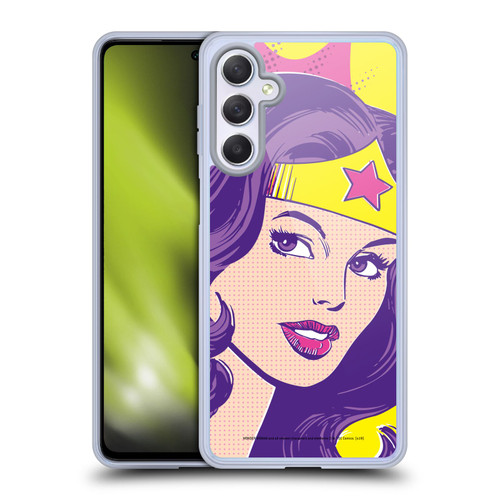 Wonder Woman DC Comics Vintage Art Pop Art Soft Gel Case for Samsung Galaxy M54 5G
