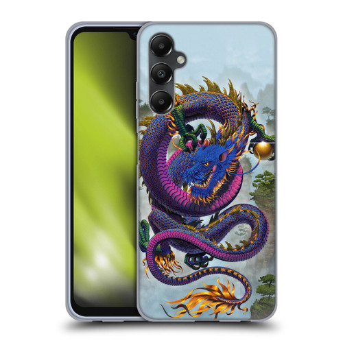 Vincent Hie Graphics Good Fortune Dragon Blue Soft Gel Case for Samsung Galaxy A05s