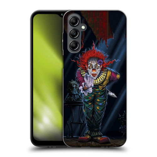 Vincent Hie Graphics Surprise Clown Soft Gel Case for Samsung Galaxy M14 5G