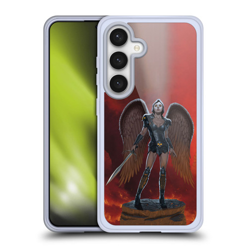Vincent Hie Graphics Angel Of Vengeance Soft Gel Case for Samsung Galaxy S24 5G