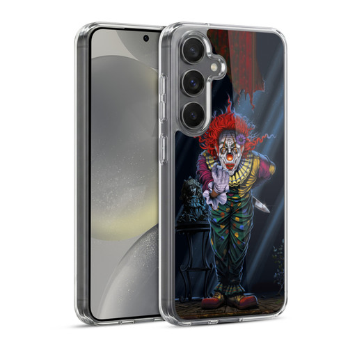 Vincent Hie Graphics Surprise Clown Soft Gel Case for Samsung Galaxy S24 5G & MagSafe