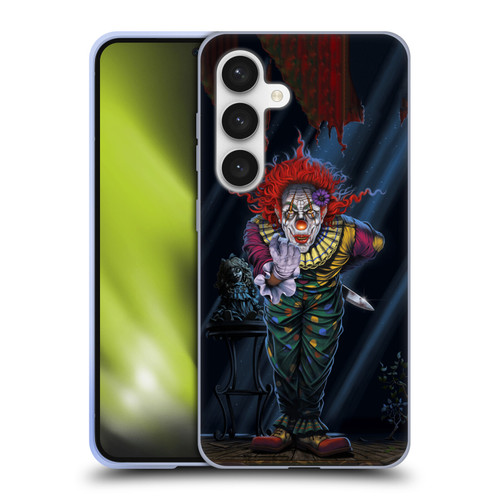 Vincent Hie Graphics Surprise Clown Soft Gel Case for Samsung Galaxy S24 5G