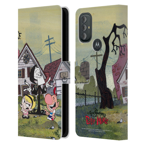 The Grim Adventures of Billy & Mandy Graphics Poster Leather Book Wallet Case Cover For Motorola Moto G10 / Moto G20 / Moto G30