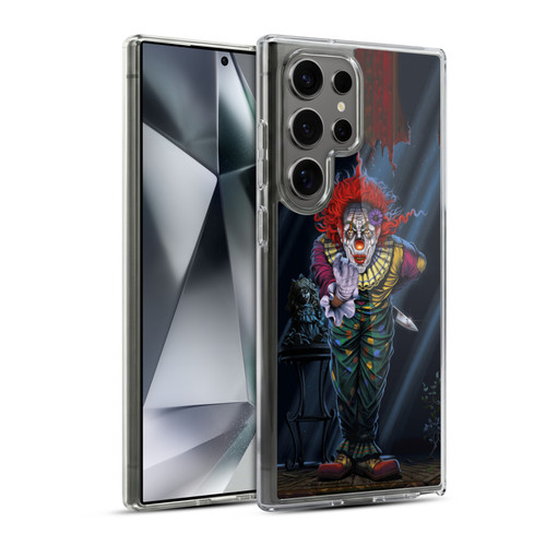 Vincent Hie Graphics Surprise Clown Soft Gel Case for Samsung Galaxy S24 Ultra 5G & MagSafe
