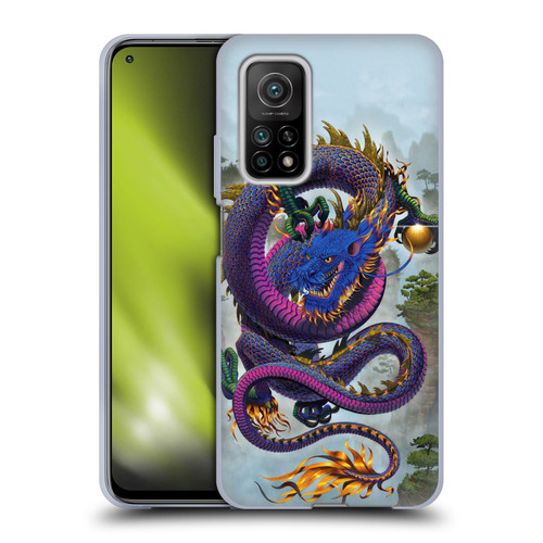Vincent Hie Graphics Good Fortune Dragon Blue Soft Gel Case for Xiaomi Mi 10T 5G