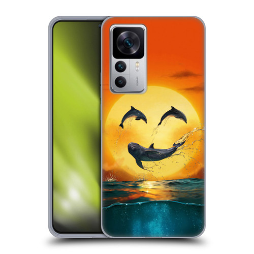 Vincent Hie Graphics Dolphins Smile Soft Gel Case for Xiaomi 12T 5G / 12T Pro 5G / Redmi K50 Ultra 5G