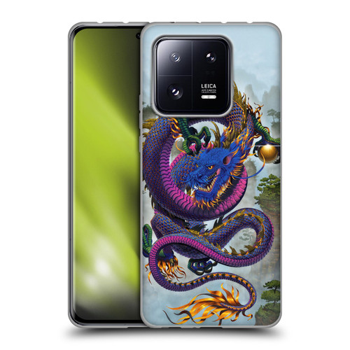 Vincent Hie Graphics Good Fortune Dragon Blue Soft Gel Case for Xiaomi 13 Pro 5G