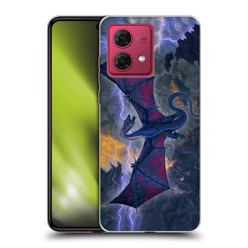 Vincent Hie Key Art Thunder Dragon Soft Gel Case for Motorola Moto G84 5G