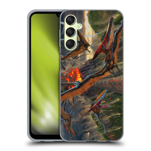 Vincent Hie Key Art Eruption Soft Gel Case for Samsung Galaxy A24 4G / Galaxy M34 5G