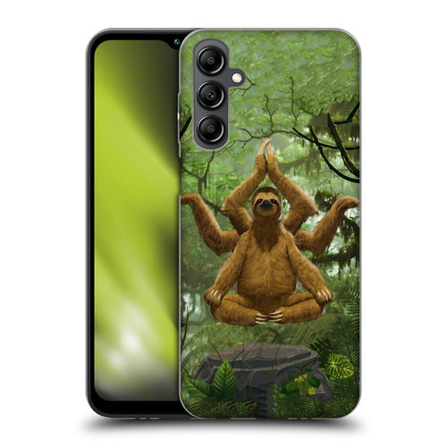 Vincent Hie Key Art Zen Sloth Soft Gel Case for Samsung Galaxy M14 5G