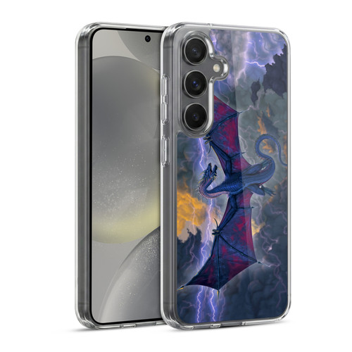 Vincent Hie Key Art Thunder Dragon Soft Gel Case for Samsung Galaxy S24 5G & MagSafe