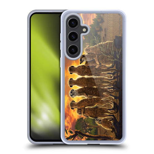 Vincent Hie Key Art Meerkat Family Soft Gel Case for Samsung Galaxy S24+ 5G