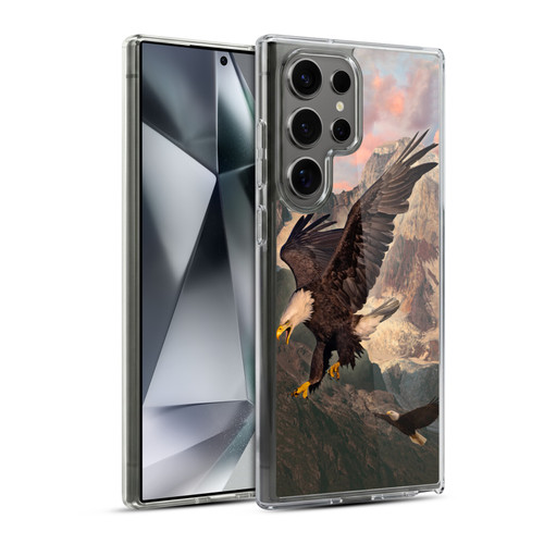 Vincent Hie Key Art Eagle Strike Soft Gel Case for Samsung Galaxy S24 Ultra 5G & MagSafe