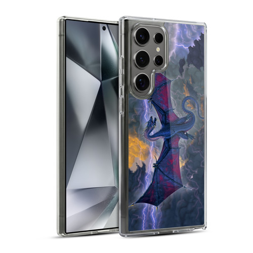 Vincent Hie Key Art Thunder Dragon Soft Gel Case for Samsung Galaxy S24 Ultra 5G & MagSafe