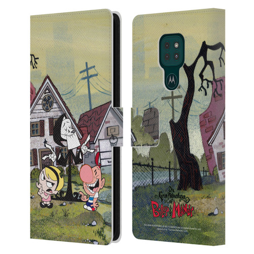 The Grim Adventures of Billy & Mandy Graphics Poster Leather Book Wallet Case Cover For Motorola Moto G9 Play