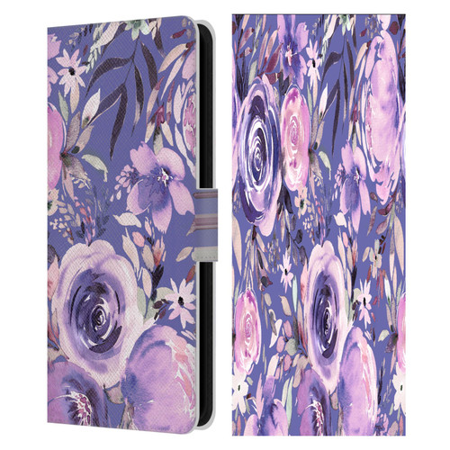 Ninola Lilac Floral Pastel Peony Roses Leather Book Wallet Case Cover For Samsung Galaxy S23 FE 5G