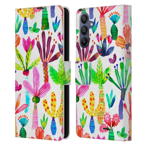 Ninola Summer Patterns Palms Garden Leather Book Wallet Case Cover For Samsung Galaxy A15