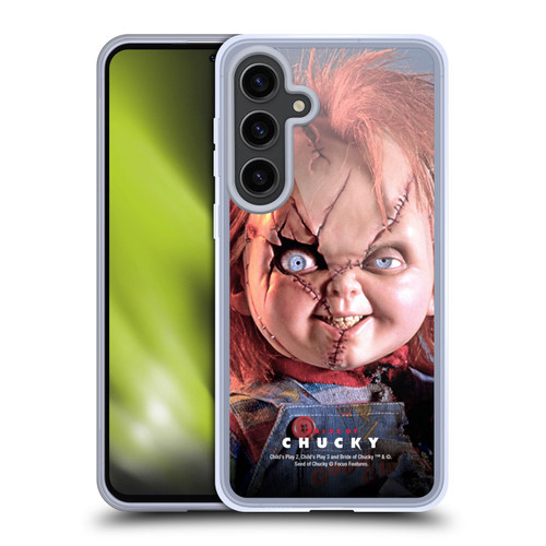 Bride of Chucky Key Art Doll Soft Gel Case for Samsung Galaxy S24+ 5G